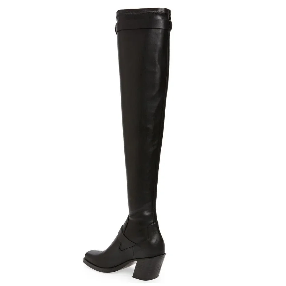 Rag & Bone Axis Thigh High Boots In Black